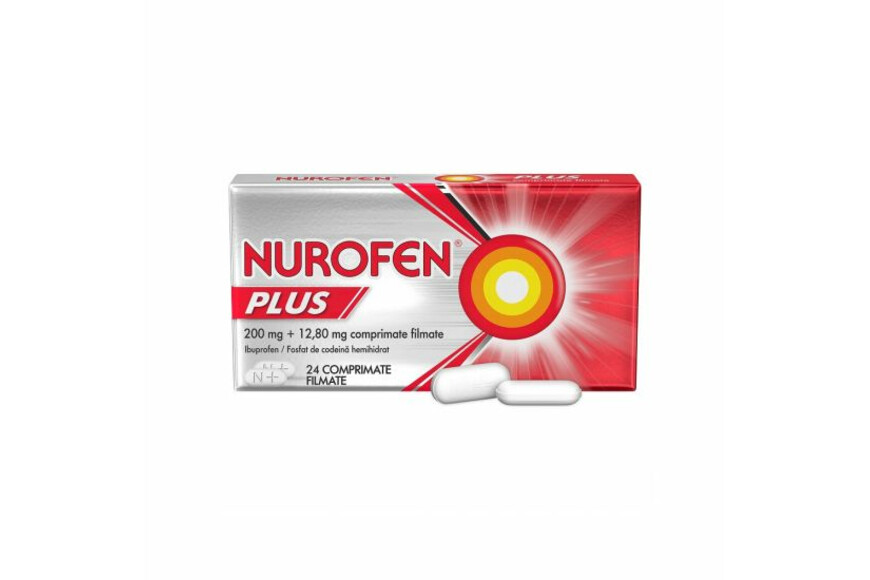 Nurofen Plus, 24 tablete, Reckitt Benckiser Healthcare