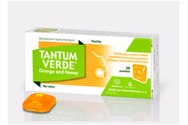 Tantum Verde aroma de portocale si miere, 20 comprimate, Csc Pharmaceuticals