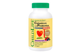Colostrum With Probiotics 90 Chewable Tabs, Secom