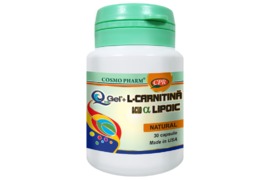 Q10 + L-Carnitina si acid lipoic, 30 capsule, Cosmopharm