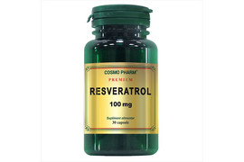 Resveratrol 100 mg Premium, 30 capsule, Cosmopharm