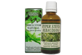 Indulcitor Natural Hyper Stevia Rebaudiana fara zahar, 50ml, Hypericum
