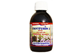 Favitusin 2, Sirop Antibronsitic cu Suc de Ridiche Neagra 200ml, Favisan
