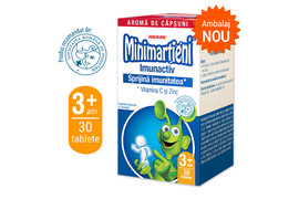 Minimartieni Imunactiv cu aroma de Capsuni, 30 comprimate, Walmark 