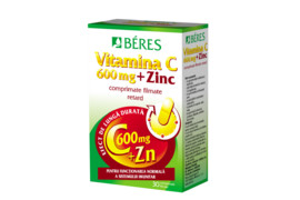Vitamina C 600 mg + Zinc, 30 comprimate, Beres Pharmaceuticals