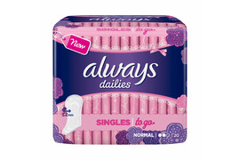 Always Pantyliners Dailies Single, 20 tampoane, Procter & Gamble