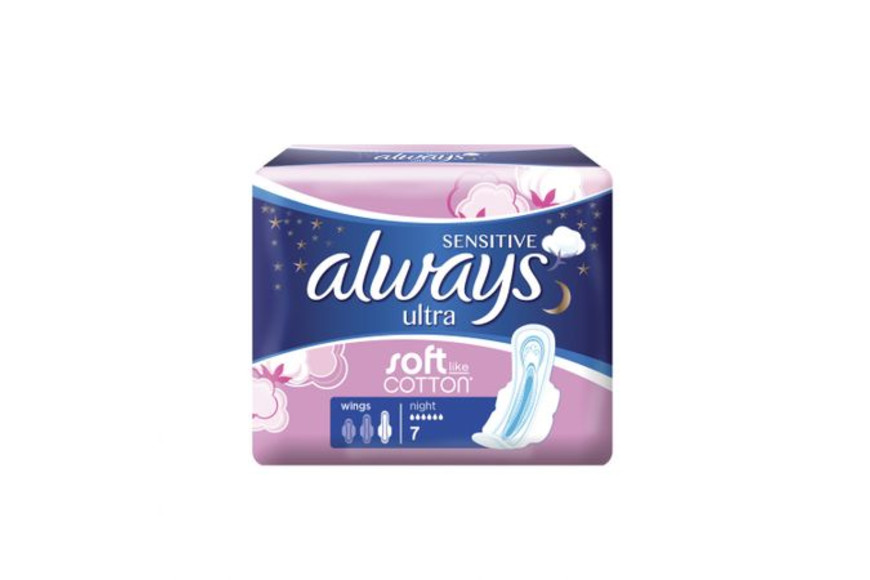 Always Ultra Sensitive Night, 7 tampoane, Procter & Gamble