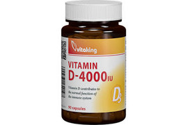 Vitamina D 4000 UI, 90 capsule, Vitaking