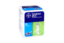 Teste glicemie Contour Plus, 25 bucati,Bayer