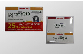 Pachet promo Coenzima Q10 & Carnitina, 30 capsule + Omega 3 , 60 capsule, Walmark