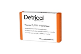 Detrical Vitamina D 2000UI, 60 comprimate, Natur Produkt