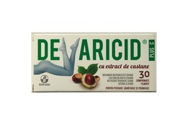 Devaricid Plus C Biofarm Cu extract de castane, 30 comprimate
