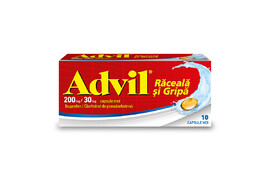 Advil Raceala Si Gripa 200 Mg/30 Mg, 10 Capsule, Pfizer
