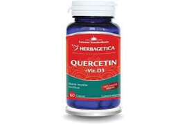 Quercetin + Vitamina D3, 60 capsule, Herbagetica