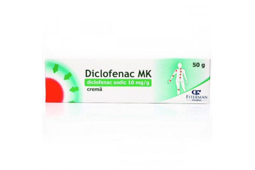 Diclofenac Fiterman 10 mg/g, 50 g unguent | Catena | Preturi mici!