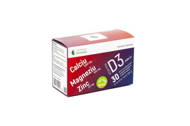 Calciu, Magneziu, Zinc si vitamina D3, 30 plicuri, Remedia