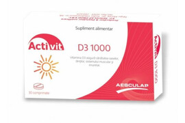 Activit D3 1000, 30 comprimate, Ropharma