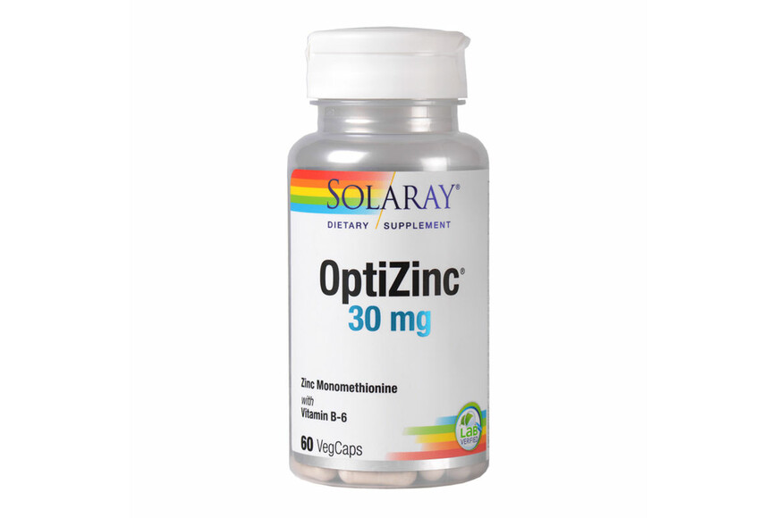 OptiZinc 30 mg Solaray, 60 capsule, Secom