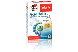 Acid Folic Complex de Vitamina B, 30 comprimate, Doppelherz 