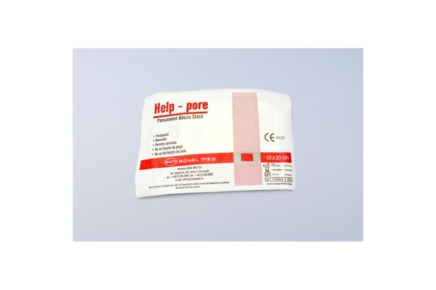 Pansament Steril 10/20, 1 bucata, Help Pore