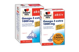 Omega 3 extra 1000 mg, oferta 120 +60 capsule , Doppelherz