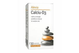 Calciu Citrat D3, 30 comprimate, Alevia