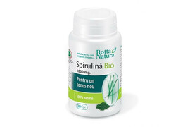 Spirulina Bio 1000 mg, 30 comprimate, Rotta Natura