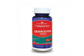 Quercetin cu Vitamina D3, 30 capsule, Herbagetica