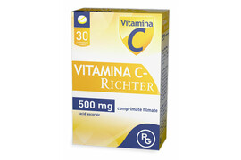 Vitamina C 500 Mg, 30 Comprimate, Gedeon Richter