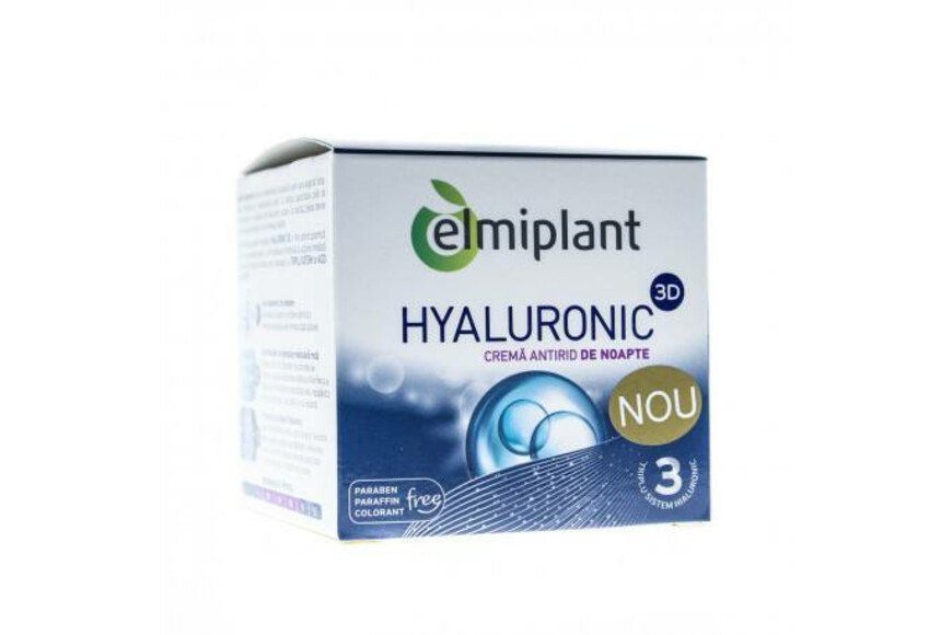 Crema Noapte Cu Ac Hialuronic 50ml, Elmiplant