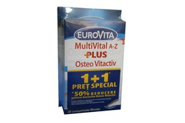 Eurovita Multivital A-Z Oferta + Osteo Vitactiv, 28 comprimate, Omega Pharma