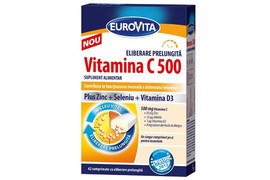 Eurovita vitamina C 500, 42 comprimate, Omega Pharma 