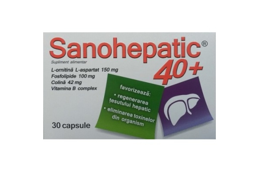 Sanohepatic 40+, 30 capsule, Natur Produkt