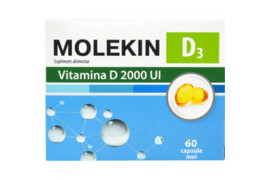 Molekin vitamina D3 2000 UI, 60 Capsule, Natur Zdrovit