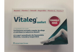 Vitaleg Confort, 30 comprimate, Aflofarm