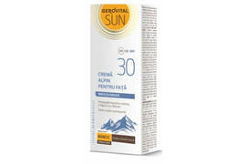 Cremă Alpin pentru Față SPF 30 Sun, 30ml, Gerovital Sun