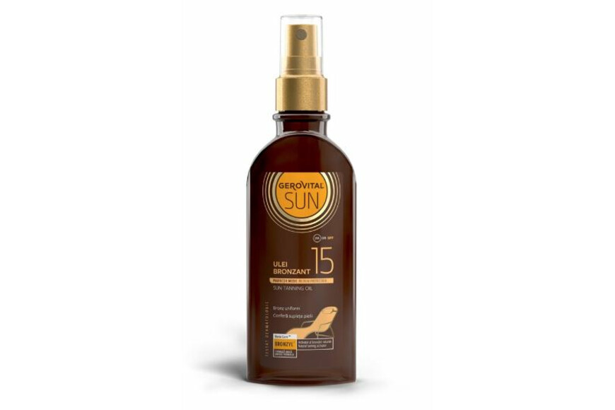 Gsun Ulei Bronzant Protector Spf15, Gerovital Sun