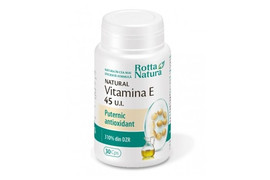 Vitamina E, 45 U I, 30 capsule, Rotta