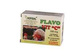 Flavovit C copii, 200 mg, 40 comprimate, Hofigal 