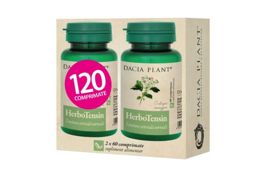 Herbotensin, 120 comprimate, Dacia Plant