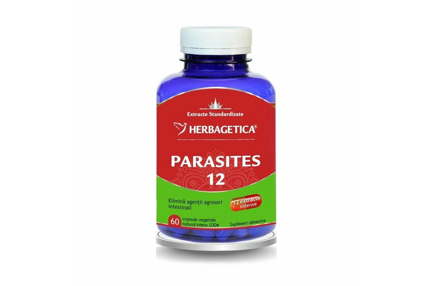 Parasites 12 Detox Forte 60cps Herbagetica