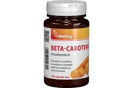 Betacaroten Natural 25000UI, 100 capsule, Vitaking