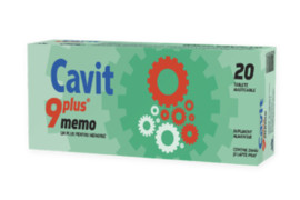 Cavit 9 Plus Memo, 20 tablete, Biofarm