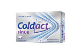 Coldact Sinus 500mg/30mg, 20 comprimate filmate, Terapia