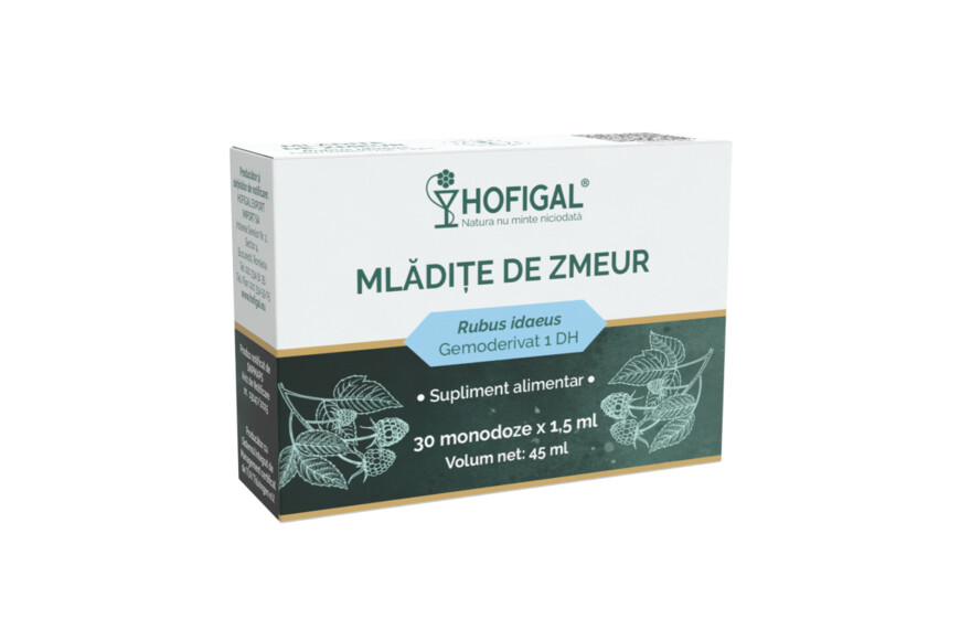 Mladite de Zmeur Gemoderivat, 30 monodoze, Hofigal