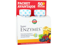 Super Enzymes Kal oferta 30+30 tablete-50%,  Secom