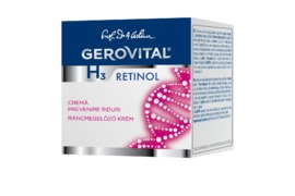 Crema pentru prevenirea ridurilor Gerovital H3 Retinol, 50 ml, Farmec 