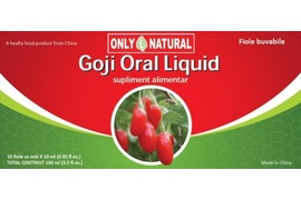 Goji oral lichid 3000mg, 10 fiole, Only Natural 