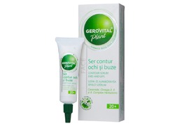 Crema fermitate contur ochi si buze Gerovital Plant, 15 ml, Farmec 