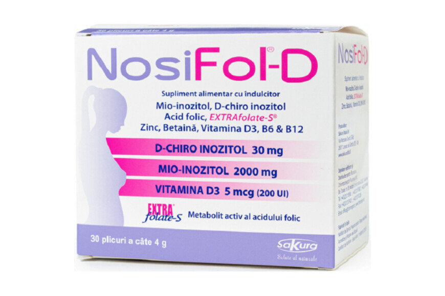NosiFol-D, 30 plicuri, Sakura Italia